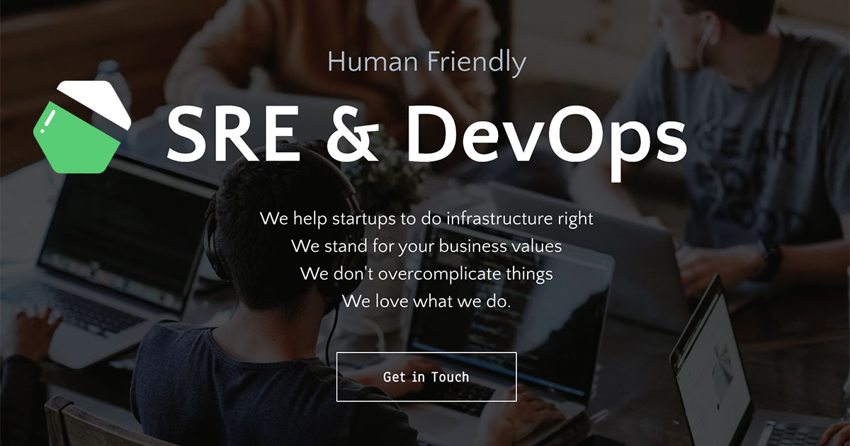 Site Reliability, DevOps and Infrastructure Consulting